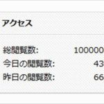 『旅の道第三停留所』100万アクセス達成！